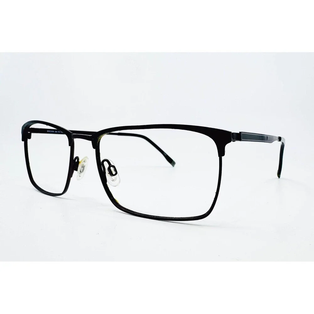 Kirkland Signature Eyeglass Frames Mens Brown Rectangular KS Kyle 56-18-145